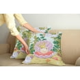 thumbnail image 3 of Ambesonne Cartoon Throw Pillow Cover 2 Pack, Pearl on Shell, 24", Multicolor, 3 of 6