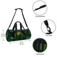 thumbnail image 5 of Palm Leaves Durable Sports Bag with Dance Bag, Gym Bags, Travel Tote, Gym Bag - Size 17.7 Inches, Interior Zipper Pocket, Large Capacity, 5 of 6