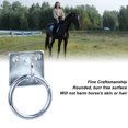 thumbnail image 5 of Tie Ring Plate, Horse Hitch Ring Metal Wall Mount  For Stable, 5 of 6