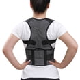 thumbnail image 5 of ATTOE Posture Corrector Thin Mesh Cloth Shoulder Back Waist Wrap Brace Orthotics Lumbar Clavicle Support Breathable for SummerL-4512, 5 of 5