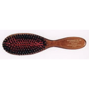 Spornette classic german cushion Porcupine Boar  Nylon Bristle Oval Hair Brush #25 with Wooden Handle, great for Brushing Out, Straightening, Smoothing, Detangling Thick, Normal or Thin Hair  Wigs