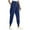 Blue, variant on Ktyne Womens Scrub Bottoms Ultra Soft Stretchy Scrub Pants with Pockets Moisture Wicking Slim Fit Yoga Style Scrub Pants Casual Drawstring Scrub Bottoms Royal Blue XL