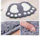 thumbnail image 3 of Alfombra de baño Alfombra de baño hecha de microfibra Diseño de huella antideslizante Alfombra de baño Alfombra de baño suave para baños Xemadio LL-0824, 3 of 4