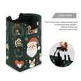 thumbnail image 3 of Yayeee Freestanding Laundry Hamper with Handle Collapsible Large Storage Basket for Clothes, Whimsical Christmas, 3 of 7