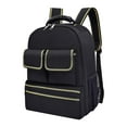 thumbnail image 1 of Mochila de herramientas para electricistas, bolsa organizadora para mantenimiento de hardware, multifuncional, para hombre, con múltiples compartiment, 1 of 9