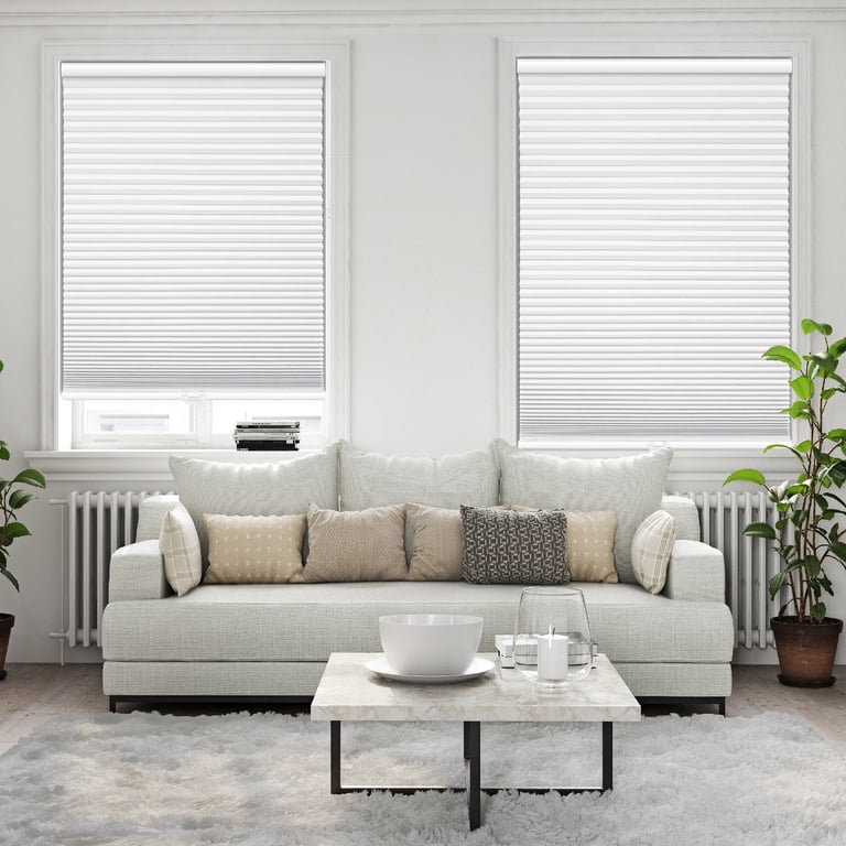 Cordless Blackout Cellular Shade, White, 35 W x 72 L photo 1