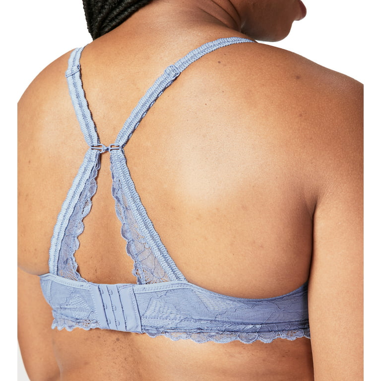 Cake Maternity Chantilly Busty Wire Free Lace Nursing Bralette for  Breastfeeding, Wireless Maternity Bra (for E-G Cups), Blue, Medium
