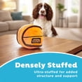 thumbnail image 4 of Outward Hound Xtreme Seamz Dog Toy, Reinforced Seams & Multiple Stitching, Durable Plush with Squeaker, Basketball, 4.7”, 4 of 4