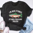 thumbnail image 4 of EcoLoom I'm Into Fitness Fit Ness Fish In My Freezer Short Sleeve Unisex T Shirt, 4 of 6