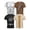 White/black/brown/khaki, variant on Star Wars Yoda Darth Vader Stormtrooper Toddler Boys 4 Pack T-Shirts Toddler to Big Kid