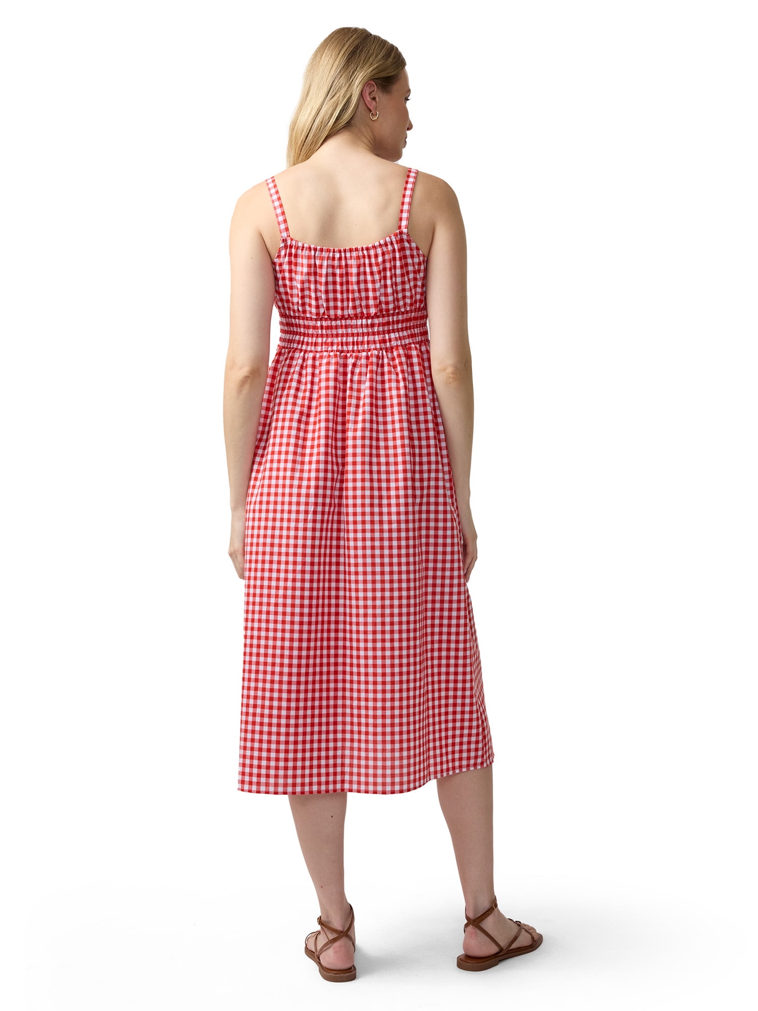Ingrid & Isabel For Every Belly Women's Maternity Gingham Woven Dress, Size S-XXL