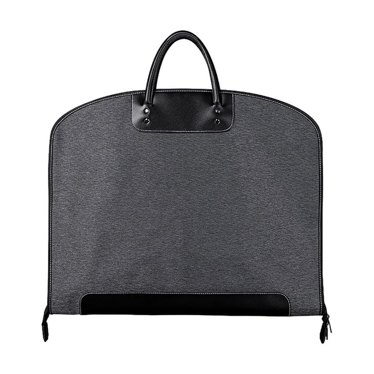 Men Suit Bag Garment Bag Travel Business Dustproof Durable Handle Bag Suit Cover Suit Garment Cover for Coats Jacket Shirts Clothing Clothes black