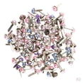 thumbnail image 1 of GUOOL 400pcs Pearl Split Pins Brads Paper Fasteners Scrapbooking Embellishment 6mm, 1 of 9