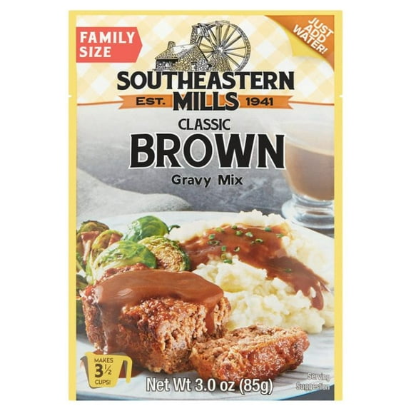 Southeastern Mills Classic Brown Gravy Mix Family Size 3.0 oz