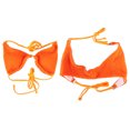 thumbnail image 1 of Conjunto De Traje De Baño Bikini Con Lazo Cruzado Lateral Color Puro Mujer 2, 1 of 7