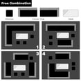 thumbnail image 5 of Patiojoy Outdoor Wicker Coversation Set, 7 Piece, with Black Cushions, 5 of 10