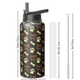 thumbnail image 4 of 32oz Stainless Steel Dog Water Bottle - Suitable for Camping Hiking Sports, Leakproof, Vacuum Insulated Double Wall, Keeps Drinks Hot Cold, Gift for Dog Lovers, 4 of 5