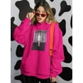 thumbnail image 2 of Abstract Man Techno Style Hoodie Women -Image by Shutterstock, Female Large, 2 of 4