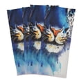 thumbnail image 2 of Kitchen Towel 28x18 Inches x1，Plate Towel, Decorative Towel, Napkin, Tea Towel Tea Towels For Kitchen Dish Cloths & Dish Towels Blue Watercolor Leopard, 2 of 7