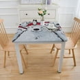 thumbnail image 3 of BANET Cute Bear Pattern Print Tablecloth Home Decor Table Cloth Indoor Outdoor Tablecloth for Spring/Summer/Party/Picnic White, 3 of 7