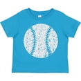 thumbnail image 3 of Inktastic Distressed Baseball in White Boys or Girls Toddler T-Shirt, 3 of 5