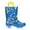 Space Dinosaur, variant on FUNCOO PLUS Toddler Kids Rain Boots Girls Light Up Waterproof Boots with Handles, Purple, Size 11