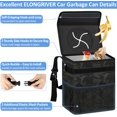thumbnail image 4 of Car Trash Can Bin for Back Seat Leak Proof, Cute Car Trash Bag Hanging, Vehicle Trash Can for SUV Truck Van, Automotive Garbage Cans Front Seat Camo Black, 4 of 14