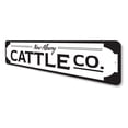 thumbnail image 4 of Cattle Company Novelty Sign, Metal Wall Decor - 4x18 inches, 4 of 4