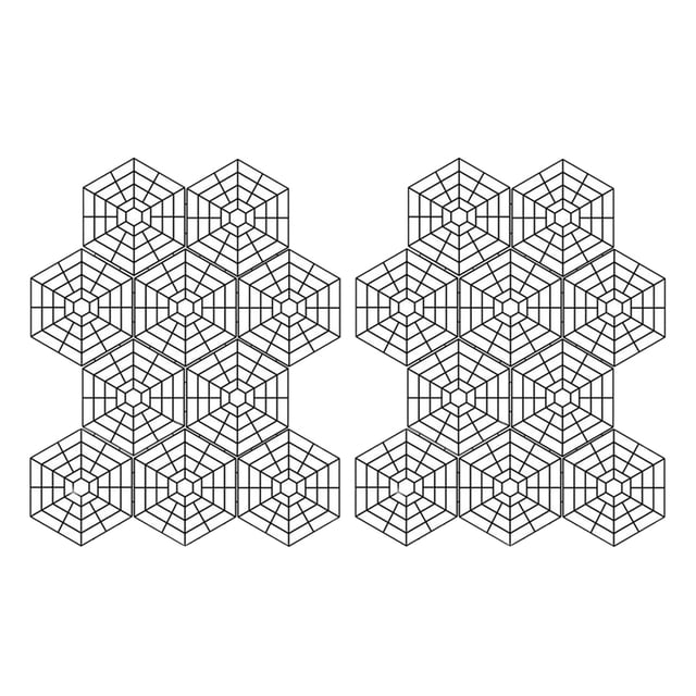 PAQUETE de 20 PROTECTORES Sunnimix para ESTANQUES de PESCADOS CUBIERTAS de PROTECCIÓN de PLÁSTICO FLOTANTE