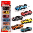 thumbnail image 3 of Ensemble de 6 Pcs Modèle de Voiture pour Enfants Éducatif Jouet Coulissant pour Garçon Modèle d'Ingénierie en Alliage, 3 of 6