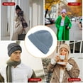thumbnail image 3 of Gorros de invierno Minnieouse de lana a la moda Hip Hop azul claro AP010148-08, 3 of 6