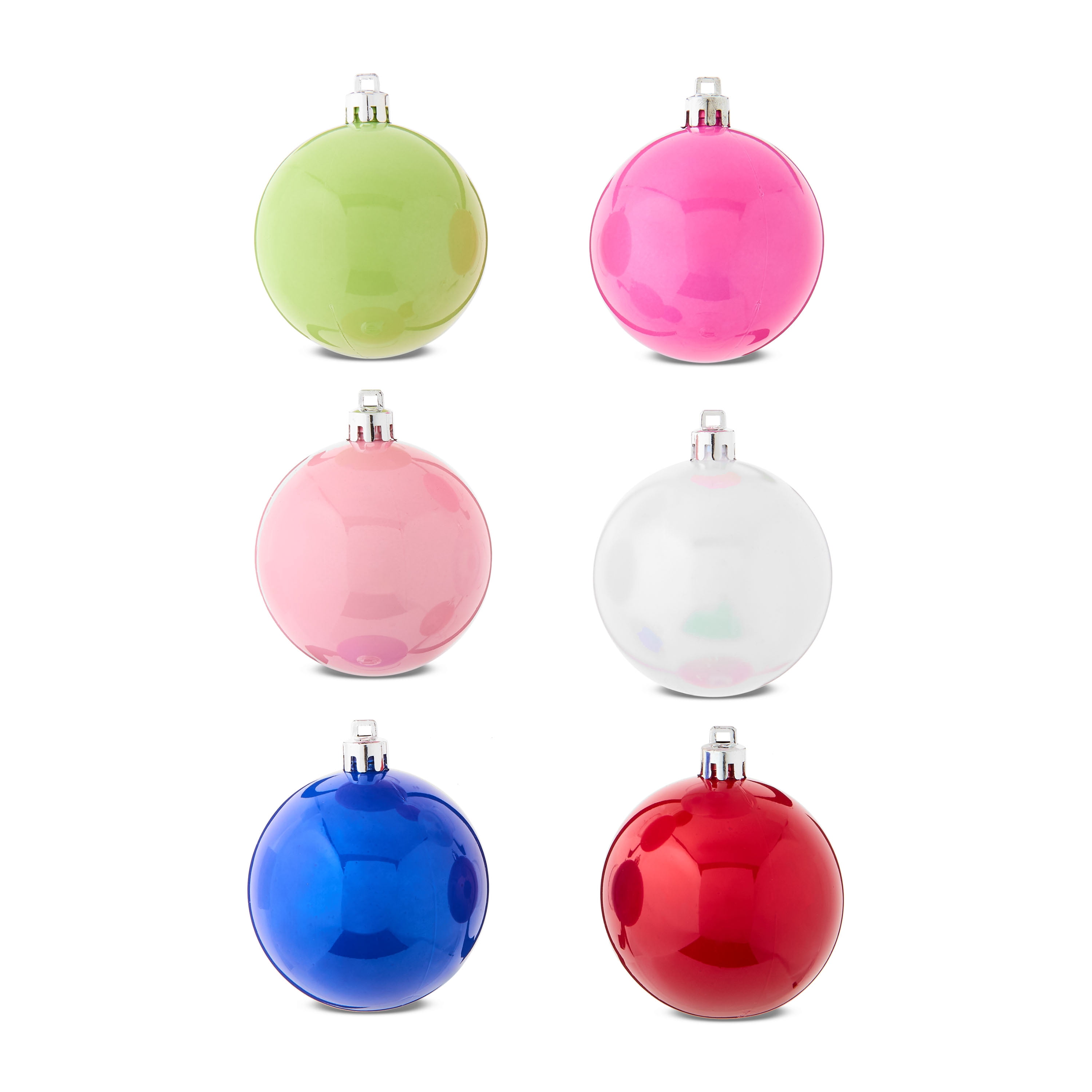 50-Count Brights Shatterproof Christmas Ball Ornaments, by Holiday Time