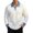 White, variant on Mens Golf Long Sleeve Shirt Classic Button Basic Solid Color Designed Collared Golf Shirt Fashion Casual Shirts White,M