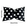 thumbnail image 3 of Hxlamzoo Lovely Polka Dots Velvet Bow Tie Pillow with Core Sofa Decorative Waist Cushion Bedding Plush Throw Pillow Soft Plush Cushions, 3 of 6