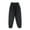 Black, variant on Uccdo Boys Girls Summer Jogger Sweatpant Loose Sports Pant, Kids Quick Dry Street Hip Hop Dance Cargo Pants, 4-11 Years