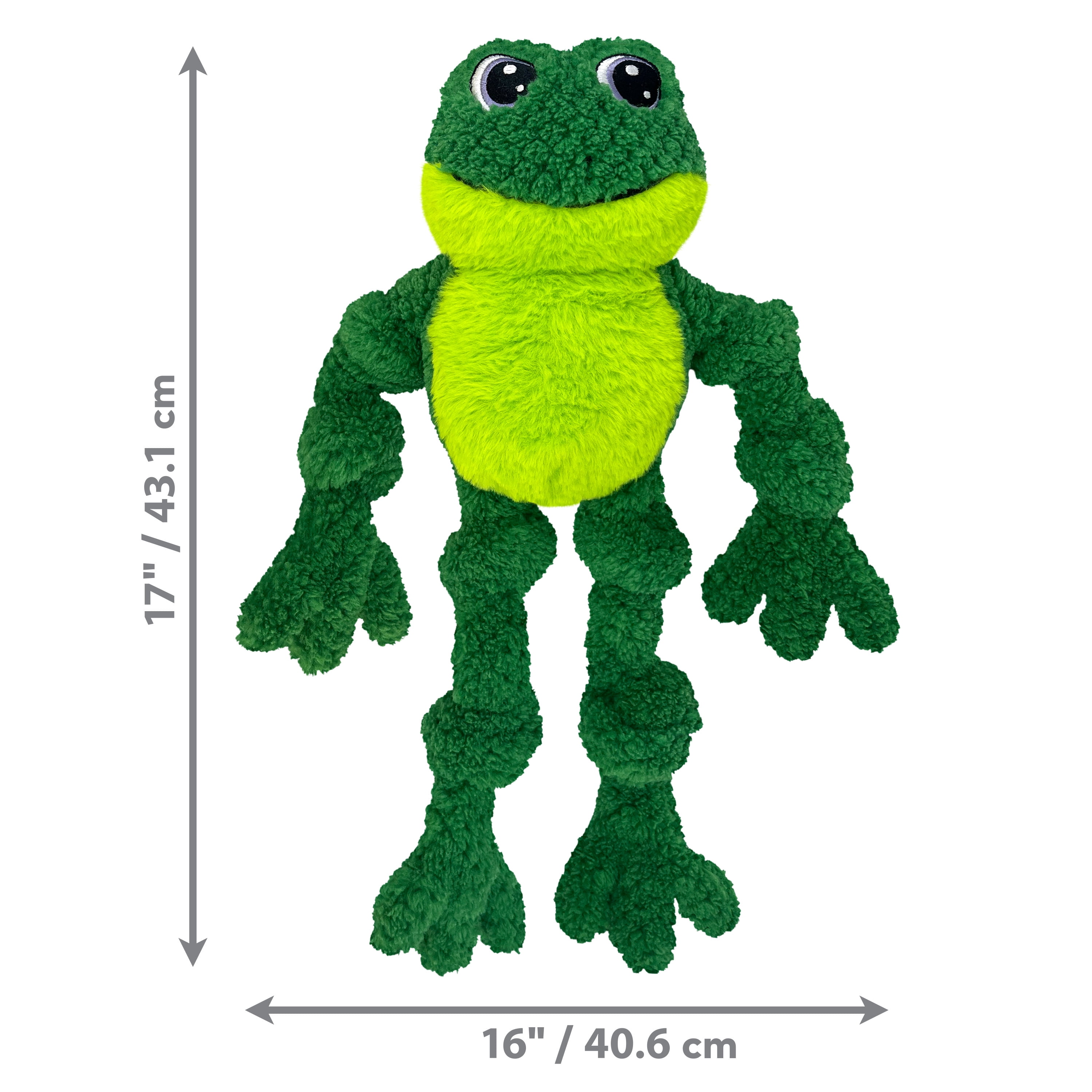 KONG® Knots Squeaker Dog Toy, Frog, Large/Extra Large