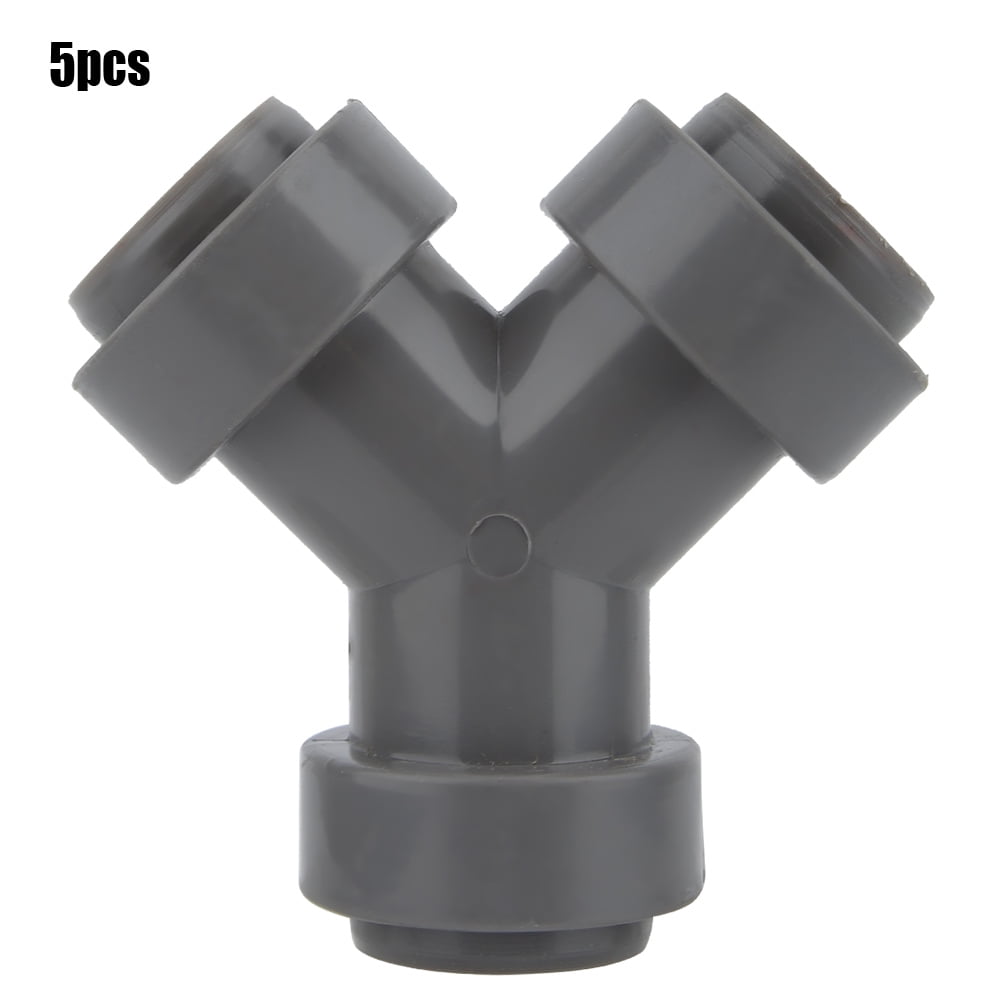 5pcs Y-shaped Water Drain Hose Pipe Connector for Washing Machine Dishwaher Vacuum Cleaner