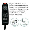 thumbnail image 4 of AlveyTech 12-Button 5-Pin Replacement Remote Hand Control for Pride VivaLift Lift Chair (Later Version Viva Lift 2) - (CTL2104324) For Later Version 2 Models, 4 of 7