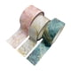thumbnail image 4 of Conjunto de Cintas Washi de 3 Rollos, Cinta Adhesiva de Papel Decorativa, Suministros para álbumes de Recortes, Papel de Envolver Artesanal, Decoració Estilo A, 4 of 6