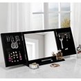thumbnail image 5 of Posh Living Dylan Modern Contemporary 3-in-1 Trifold Tabletop Vanity Mirror with Jewelry Storage &amp; Memo Board - Black, 5 of 8