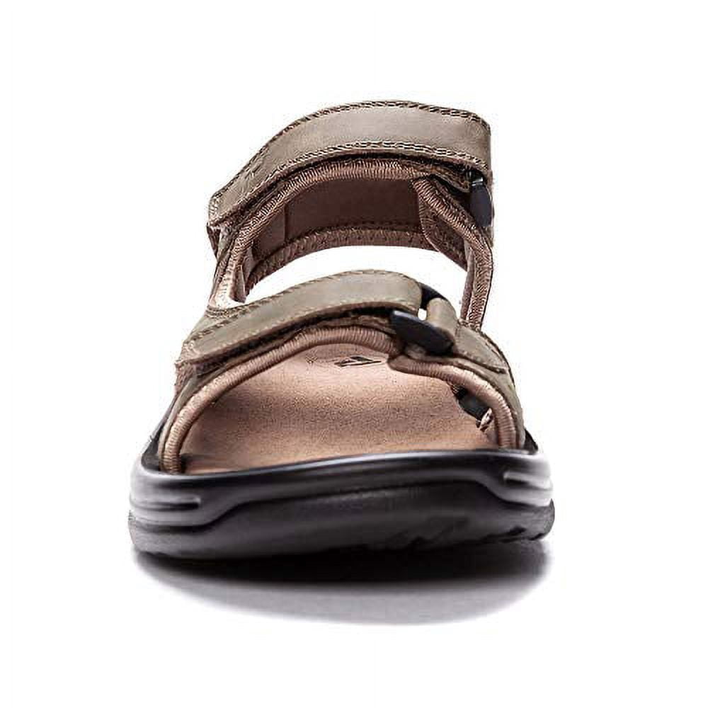 Propet Daytona Men\'s Adjustable 3 Strap Leather Sandals Brown NWOT Globe Shoes | MEN main image 3