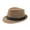 Dark Khaki, variant on Unisex Elegant Braided Wide Brim UV Protection Panama Hat Fashion Accessories,Dark Khaki