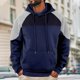 thumbnail image 1 of WILLBEST Sudaderas para Hombre Men'S Casual Loose Colorbl Ocked Hooded Sweatshirt Chica, 1 of 4
