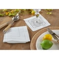 thumbnail image 4 of Saro Lifestyle Embroidered and Hemstitched Cocktail Napkin (Set of 12), 4 of 4