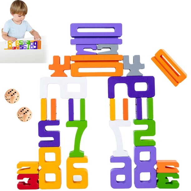 Blocs De Construction De Jouets En Bois Colorés Comptant Des Baguettes Blocs De Construction De Jouets En Bois Colorés Comptant Des Baguettes