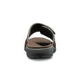 thumbnail image 5 of Dr. Comfort Connor Men's Supportive Slide Sandals - Chocolate, 5 of 8