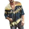 thumbnail image 1 of Fankiway T-Shirt Décontracté à Manches Courtes Imprimé pour Hommes, 1 of 3