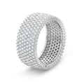 thumbnail image 2 of Sterling silver pave cz band, 2 of 2