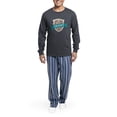 thumbnail image 5 of CafePress - Best Grampy Ever - Men's Long Sleeve Charcoal Pajama Set, 5 of 7