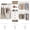 White, variant on Armocity 120'' Large Walk-in Closet System with Drawers, Heavy Duty Closet Organizer System with Hanging Rods and Shelves for Wardrobe Storage, White Oak